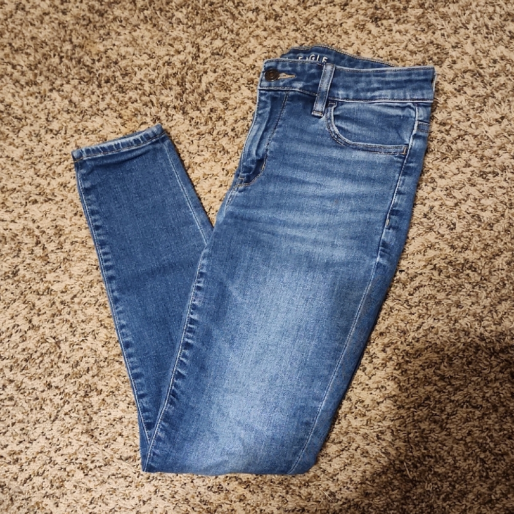 American Eagle Outfitters Women's Skinny Blue Jeans